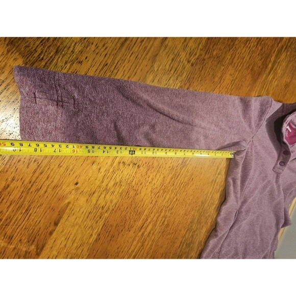 Duluth Trading Pullover Jacket Womens Medium Purple Fleece 1/4 Snap Frost Lake - Picture 8 of 10